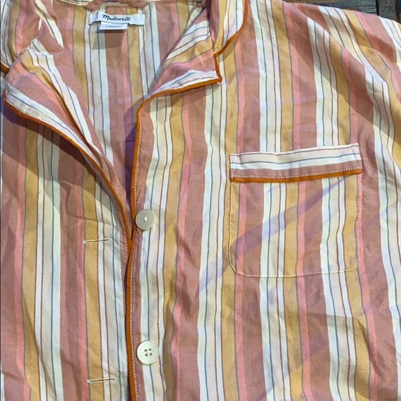 Bedtime Pajama Top in Rainbow Stripe - Picture 7 of 7